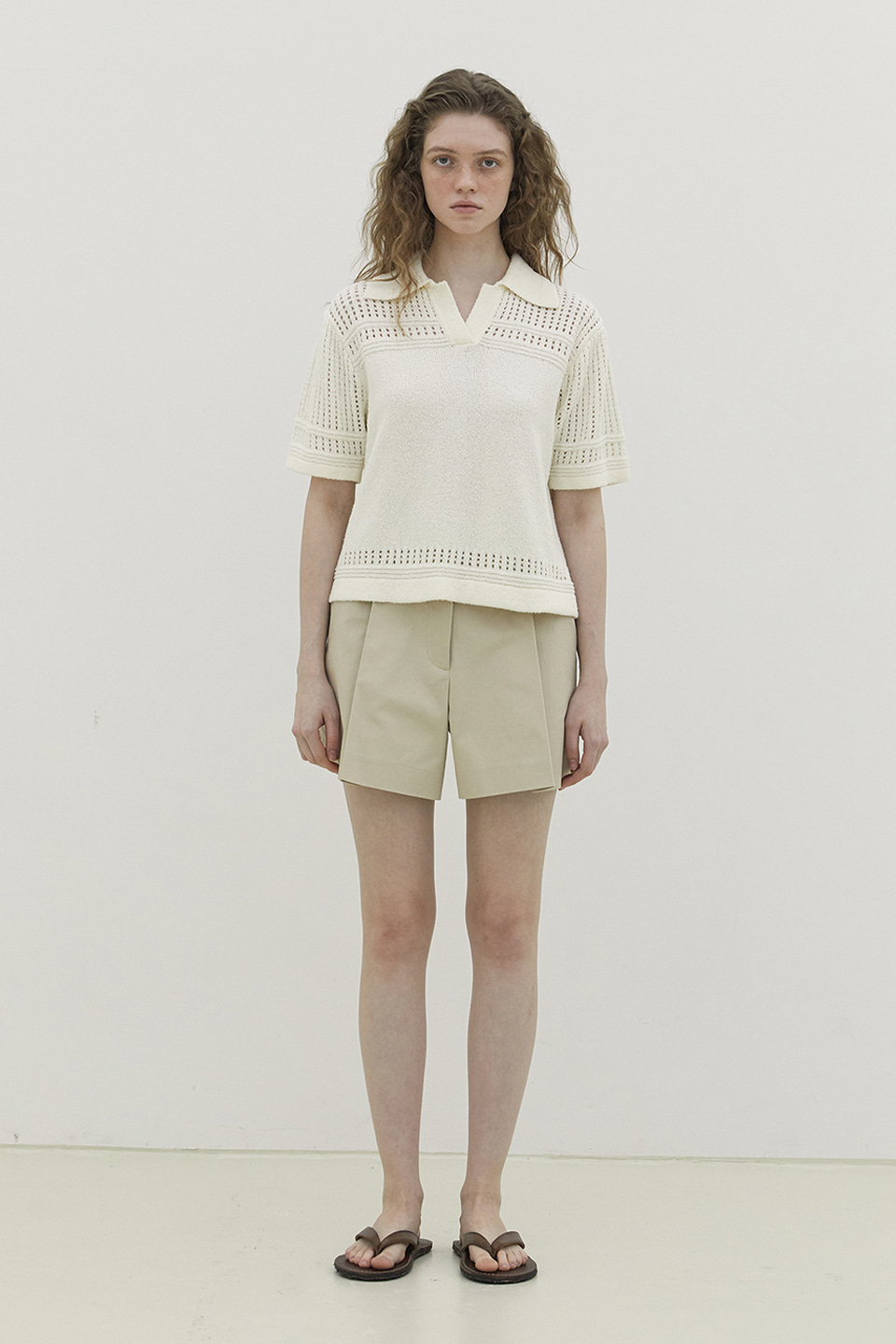 Scasi Short Sleeved Knit_IVORY