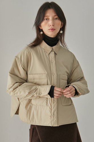Chouette Padded Shirt_Beige
