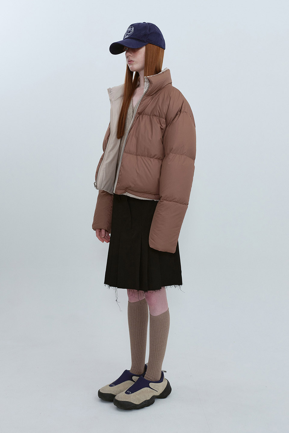 Reversible Down Puffer Jacket_IVORY